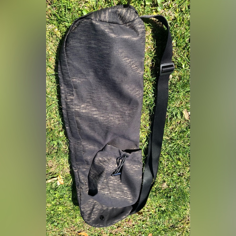 Lululemon Yoga Mat Bag, Black/Gold